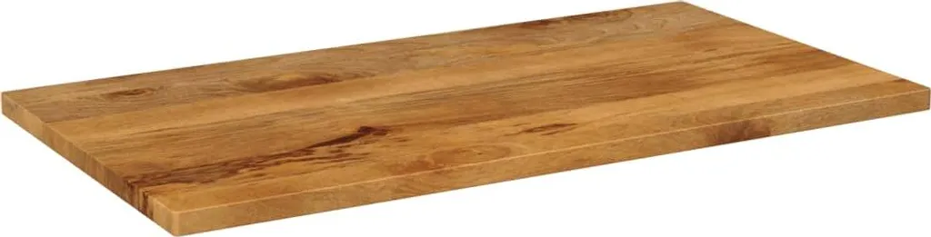 vidaXL Piano da tavolo 100x60x2,5 cm rettangolare in legno massiccio di mango