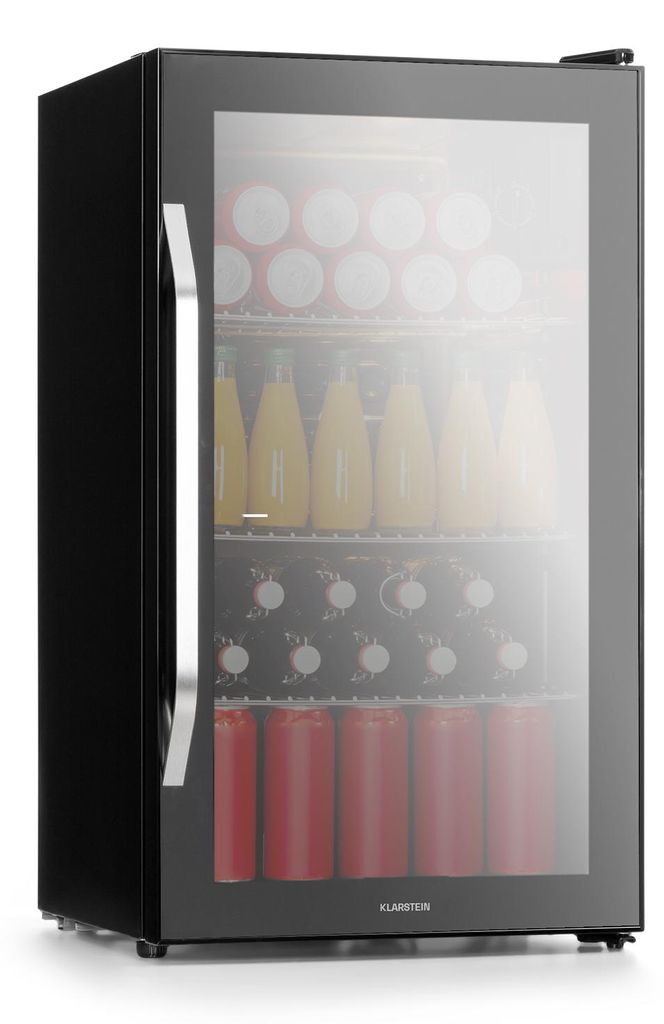 Klarstein Mini Kühlschrank mit Glastür, Mini-Kühlschrank Produktbild 