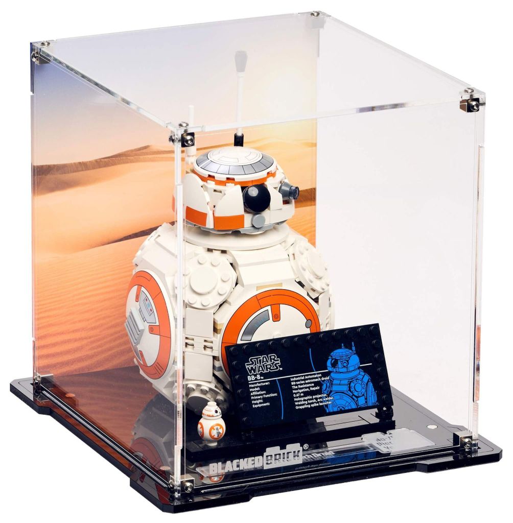 Vitrine noire pour LEGO® 75452 Star Wars – Droide BB-8™, Image du produit 