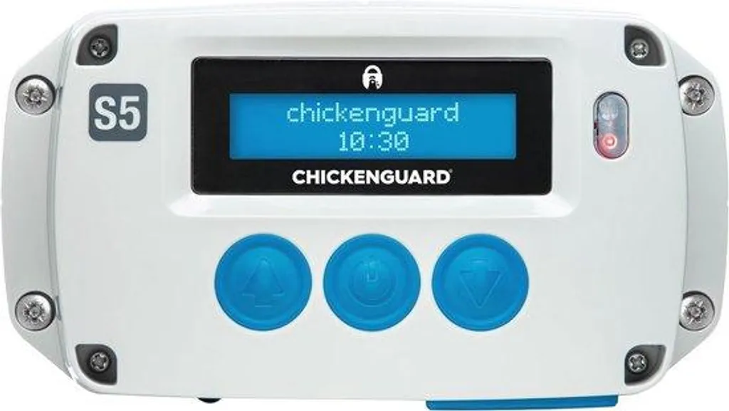 Portier automatique S5 pour poulailler - Fermeture programmable fiable