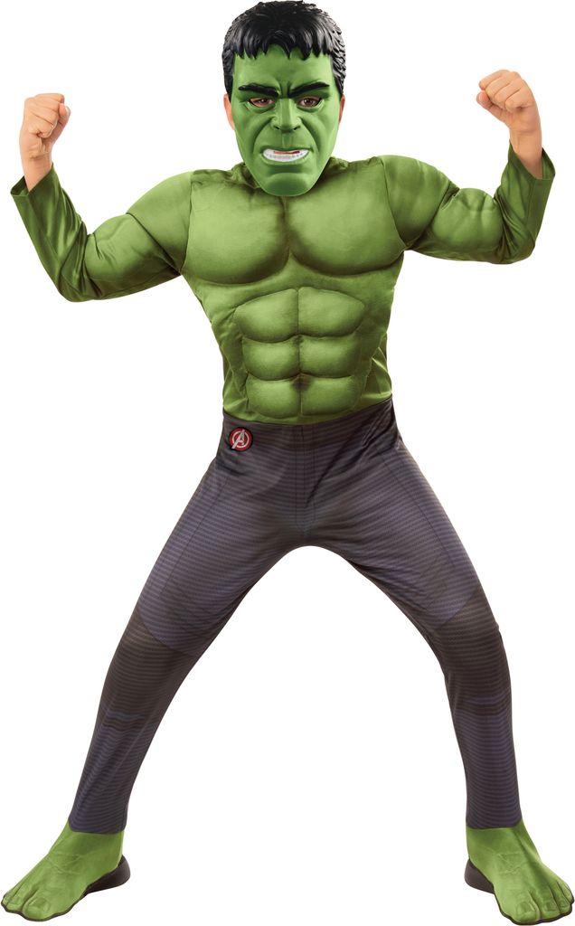 Kids Deluxe Hulk Costume From Marvel Endgame - Size L