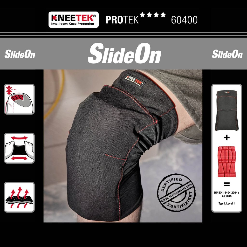 KNEETEK genouillères PROTEK SlideOn | 1 paire | taille XL | Image du produit 