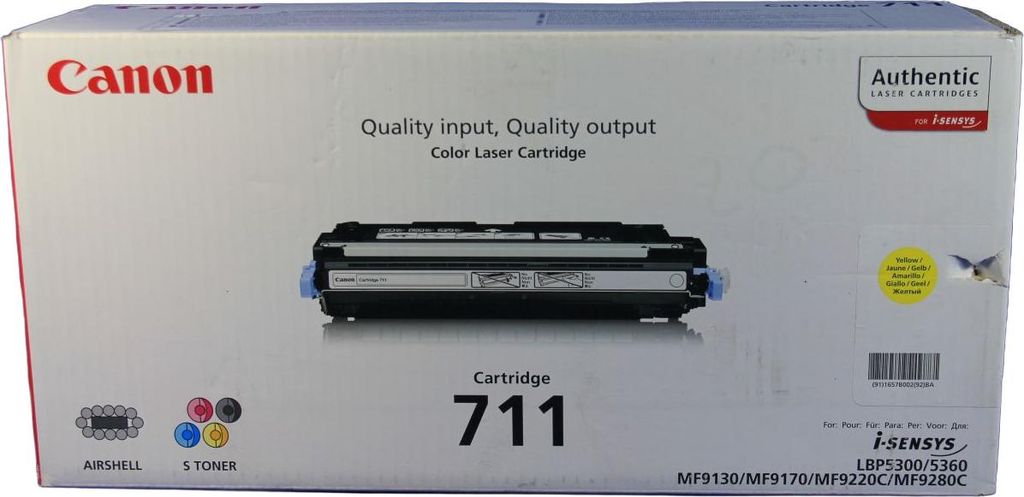 Original Toner für Canon i-SENSYS LBP-5300 gelb