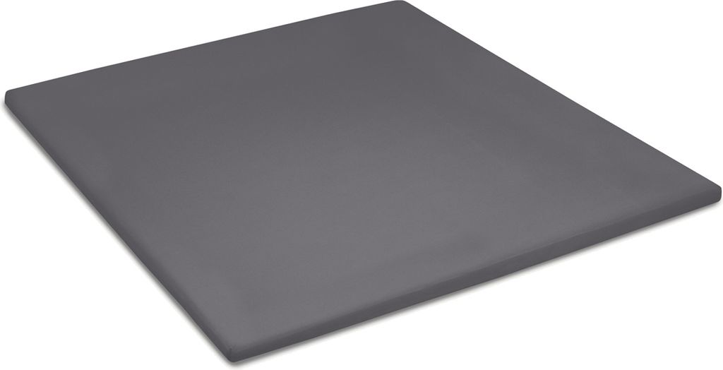 Cinderella Sundays - Topper-Spannbettlaken (bis 15 cm) - Satin - 90x200 cm - Anthracite