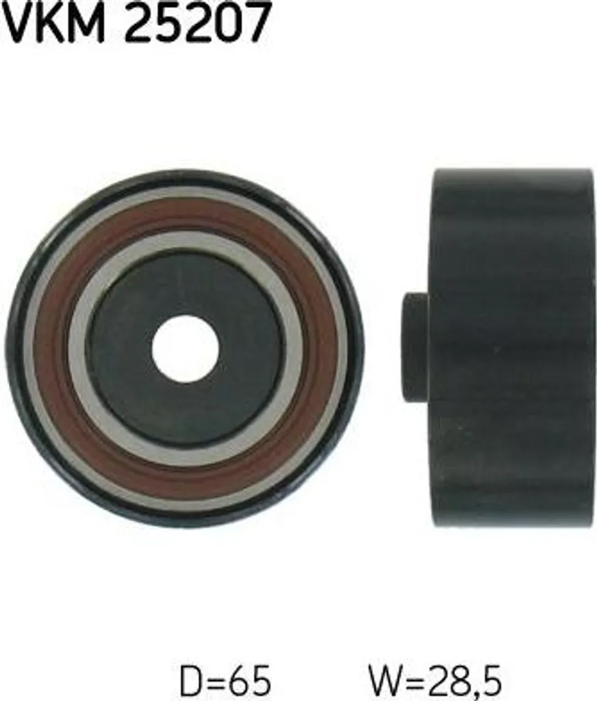 SKF VKM 25207 Galet de Renvoi pour Courroie Crantée OE 55597415 Opel