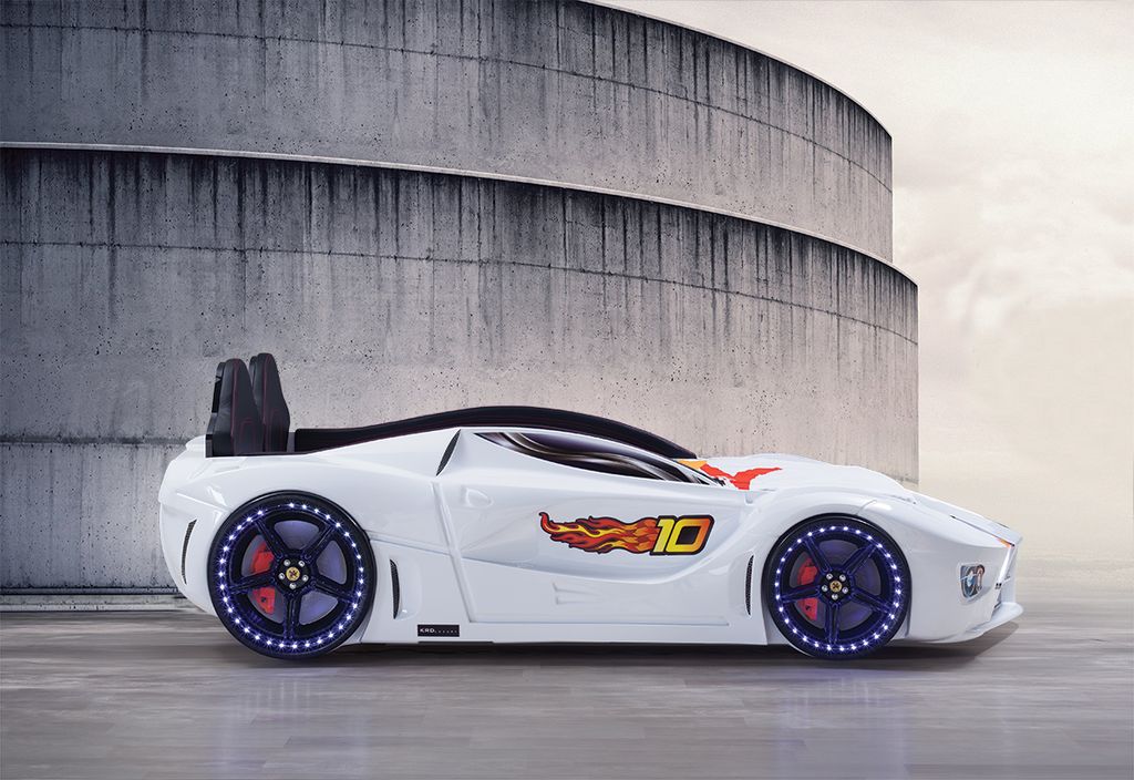 Autobett Luxury Vollversion in weiss mit LED | Kaufland.de