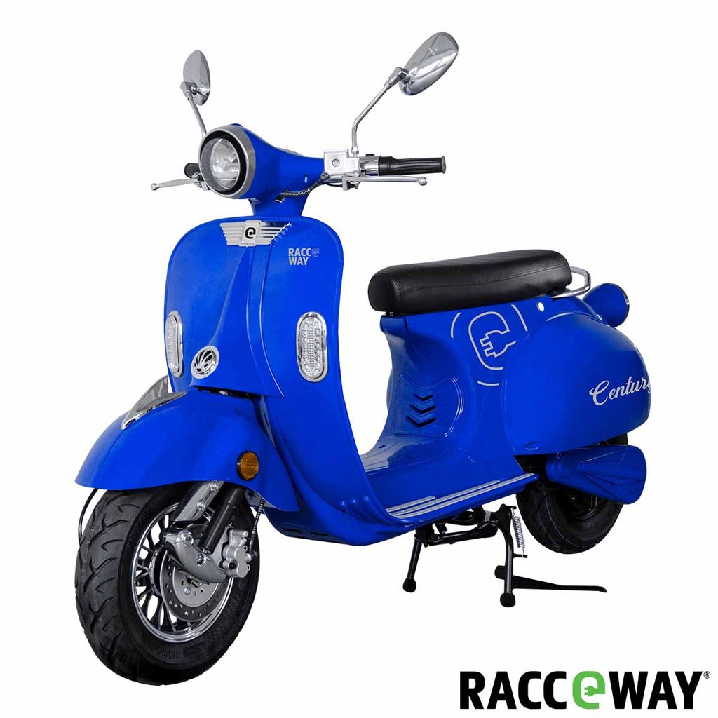 Elektroskútr RACCEWAY® CENTURY E-RETRO, modrý lesklý Obrázek produktu