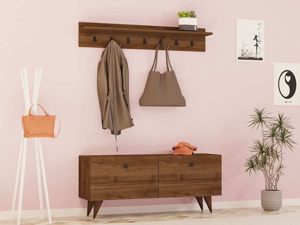 Skye Decor, Príru?ný stolík - Rumal (orech) Obrázok produktu 