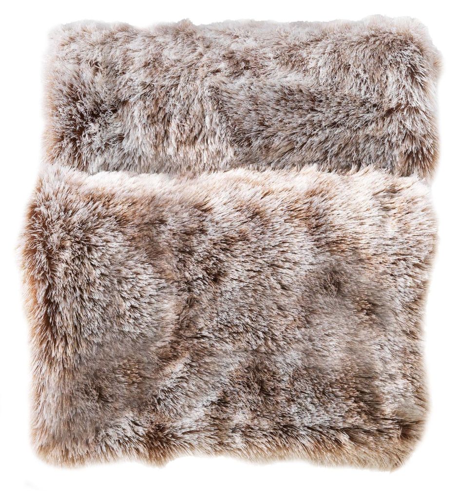 Weiche Decke aus Kunstfell, BEIGE Produktbild 