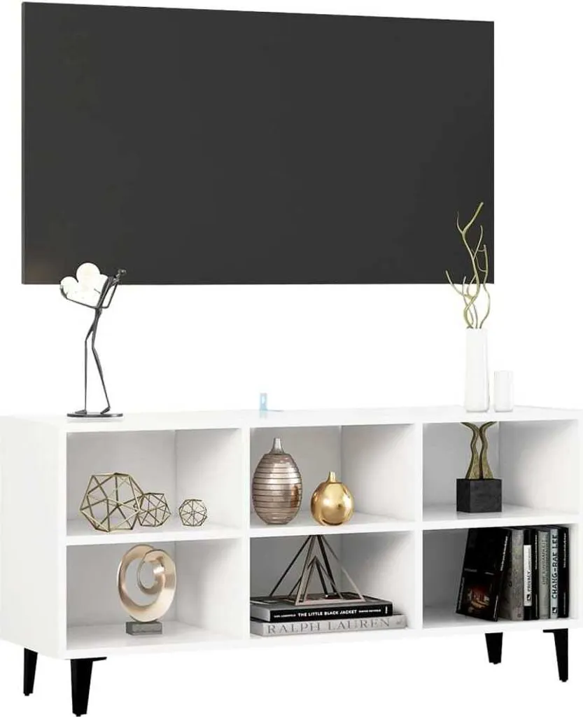 Maison Exclusive Mobile TV Bianco | Arreda con Stile e Semplicità - 3