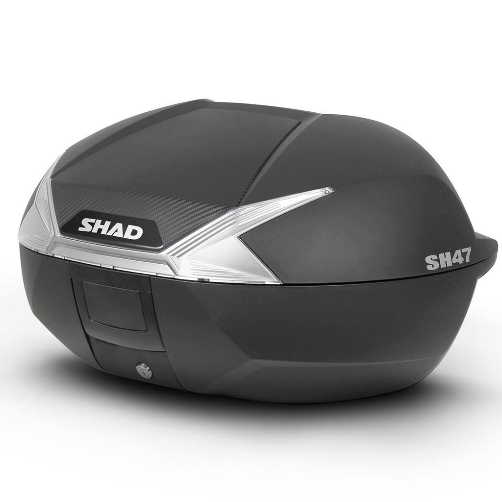 Shad Topcase SH47 Carbonlook 47L, Universal, Secure Lock System