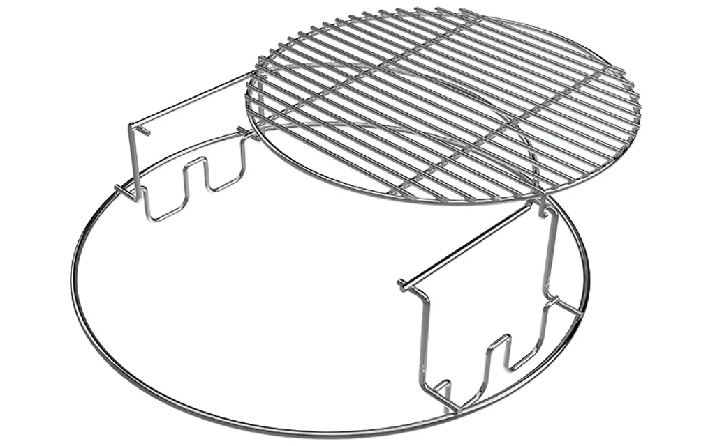 Grille multi-niveaux XL Big Green Egg en inox - Extension de cuisson Pro - 7