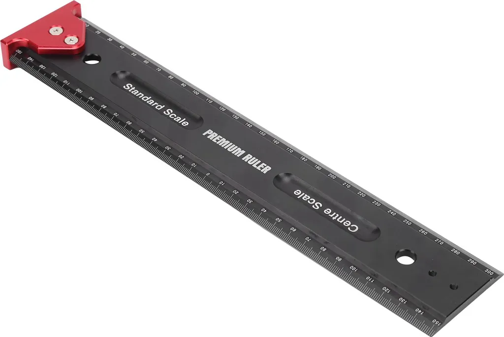 Équerre de traçage multifonctionnelle en aluminium pour menuisier