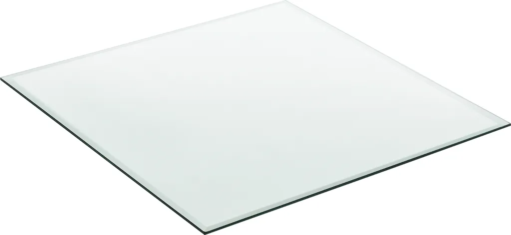 Plaque de cheminée en verre 70x70cm ESG protection de sol et table
