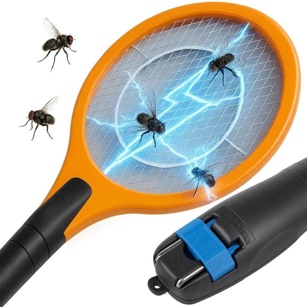 Łapka na muchy elektryczna akumulatorowa rakietka na komary Zdjęcie produktu 