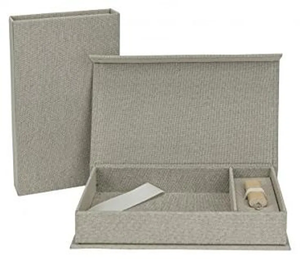 Boîte de rangement anti-poussière pour photos 13x18 et sauvegarde USB