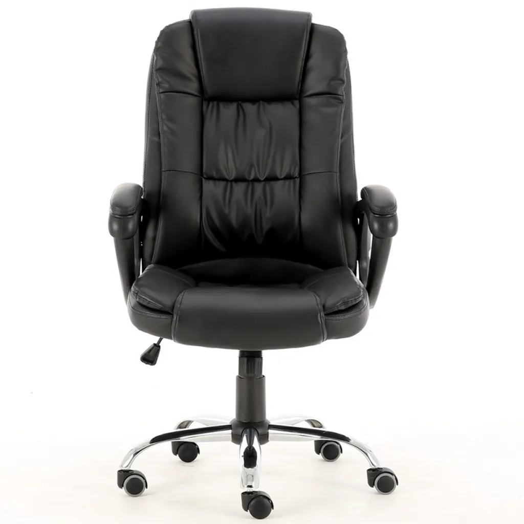 Fauteuil de bureau pivotant RAGMAR noir - Siège de travail ajustable
