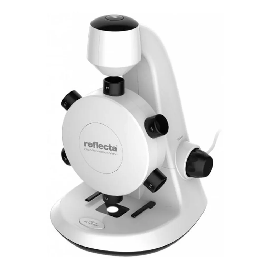 Microscope USB Vario Reflecta avec Zoom Optique et Vidéo AVI Couleur
