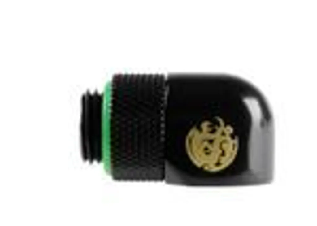 Adaptateur Coudé G1/4 Pivotant pour Watercooling PC - Finition Noir Mat - 3