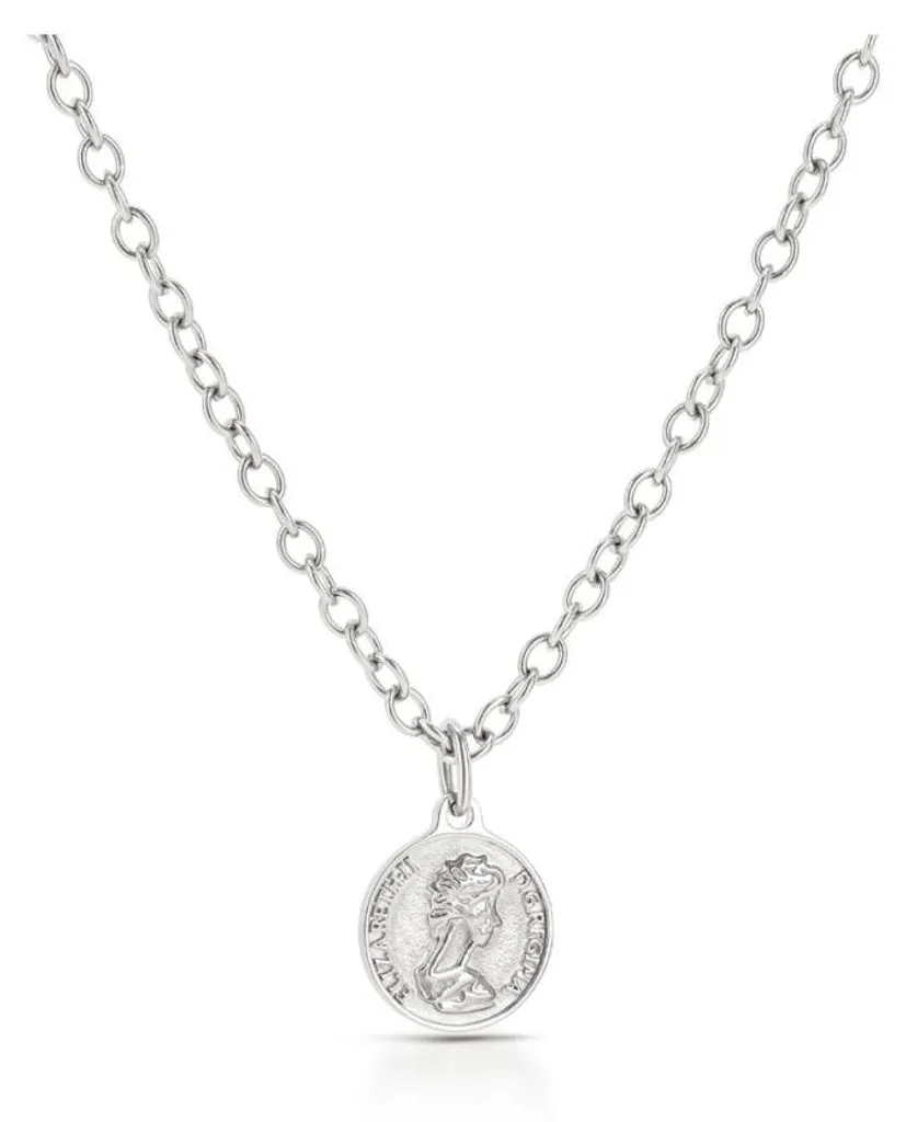 Sautoir Élégant Ao Ojnn55G Collier Géométrique en Métal Argenté Chic