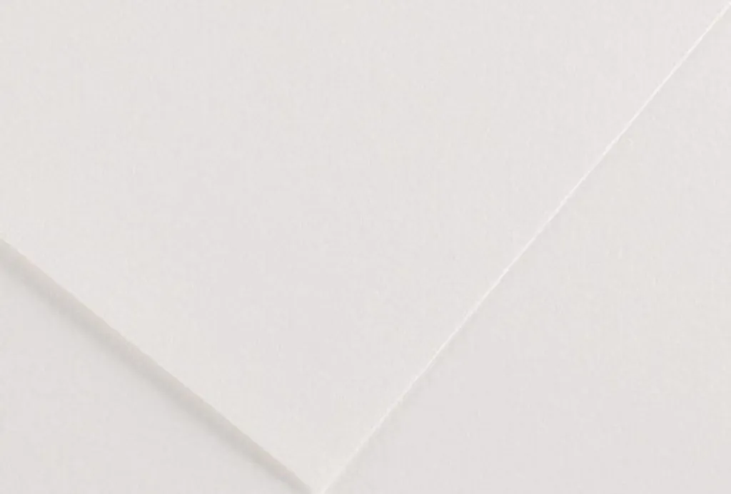 Papier d'Art Canson 200041187 Grain Fin Blanc 25 Feuilles Résistant