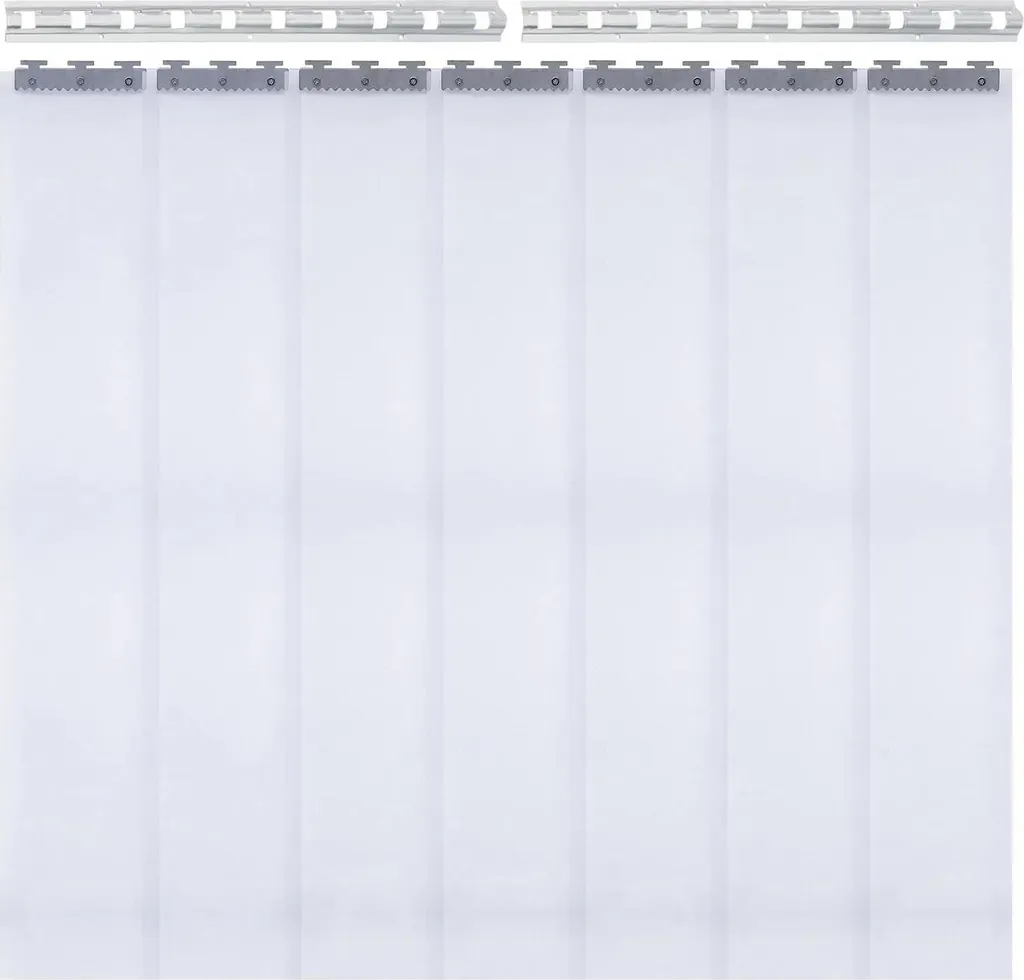 Tenda PVC Strisce 2mm Cella Frigo Beige - Kit Pronto all'Uso