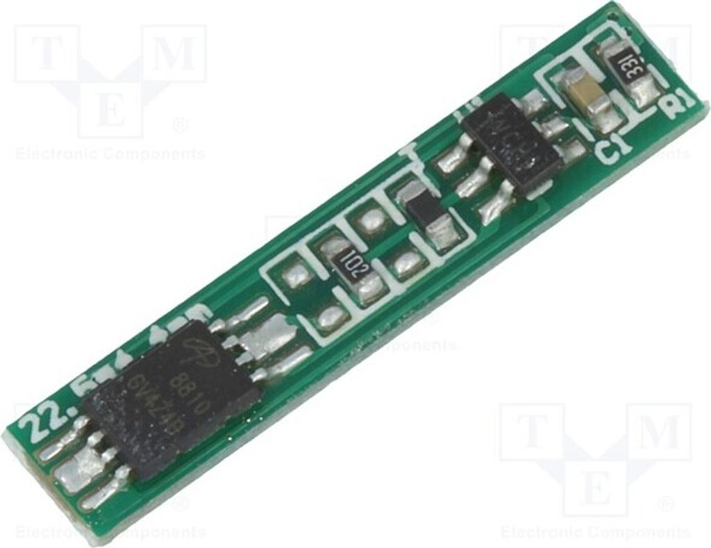 1x -icherung 3,6VDC Batterien - Behälter und en 2,5A 22,5x4,4x2mm Li-Ion