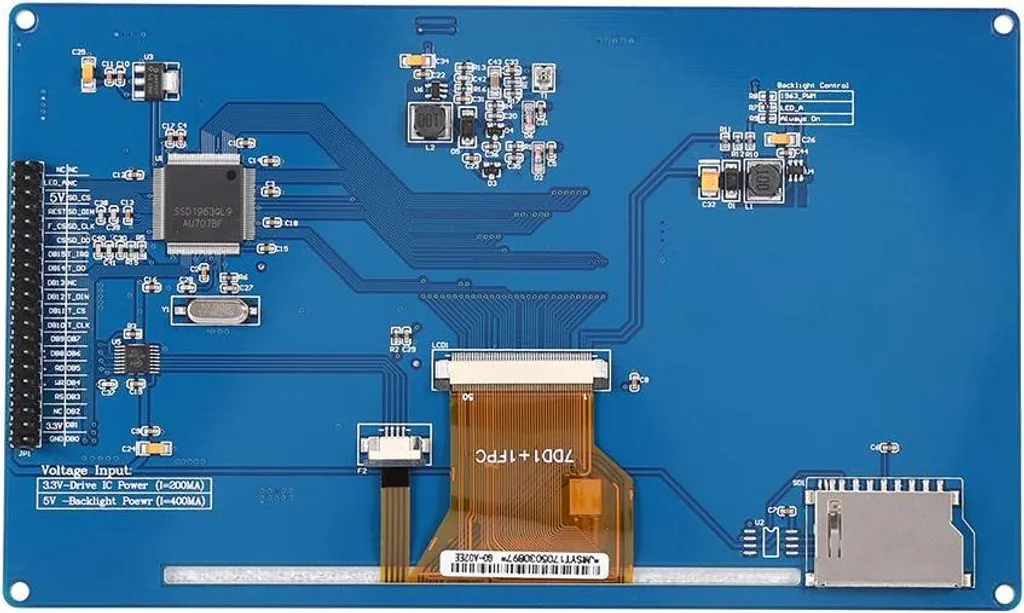 Module Écran LCD 7 Pouces pour Interface IHM sur STM32, ARM et AVR - 15