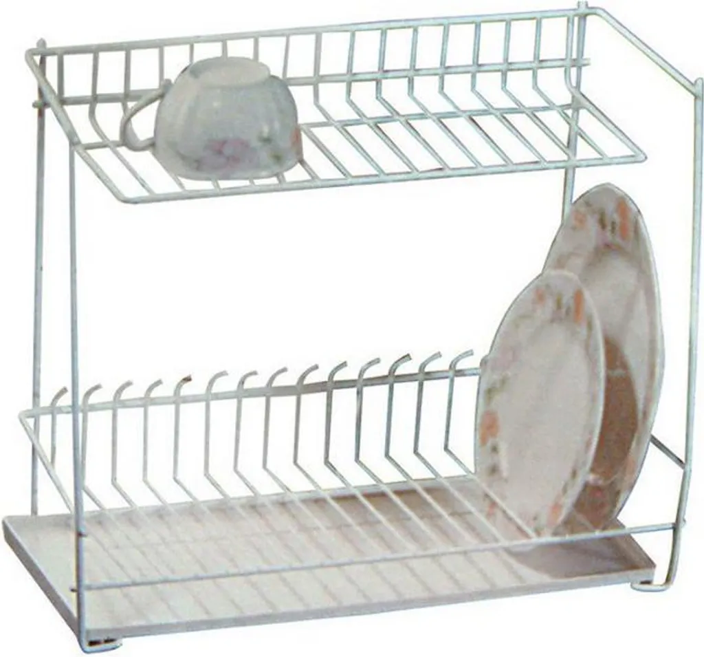 Metaltex 324244 Scolapiatti Verticale 2 Livelli - Salvaspazio Cucina