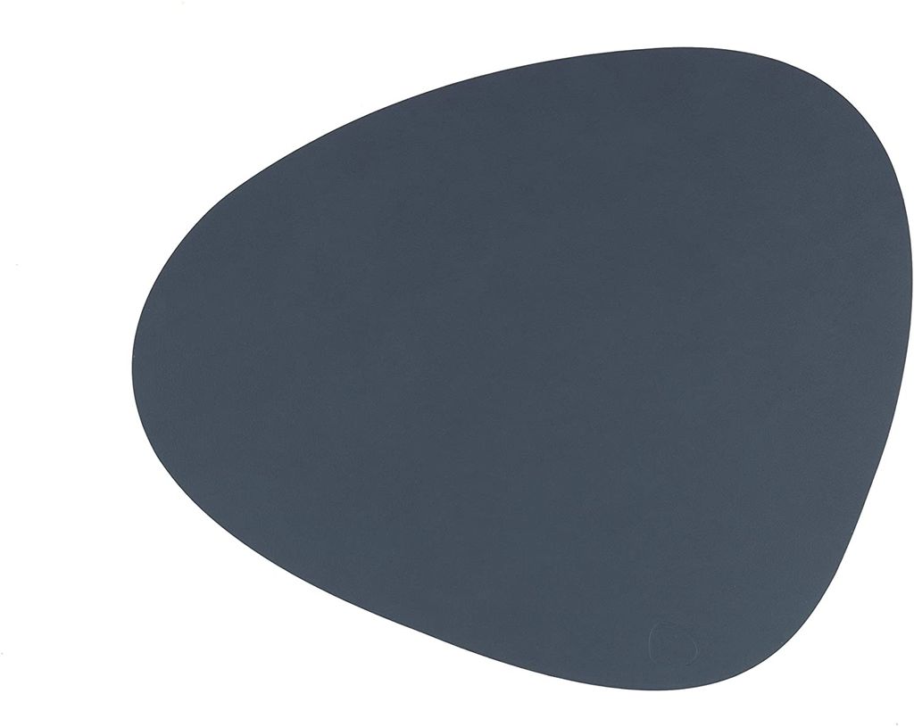 LIND DNA NUPO Tischset Curve L dark blue 37 x 44 cm