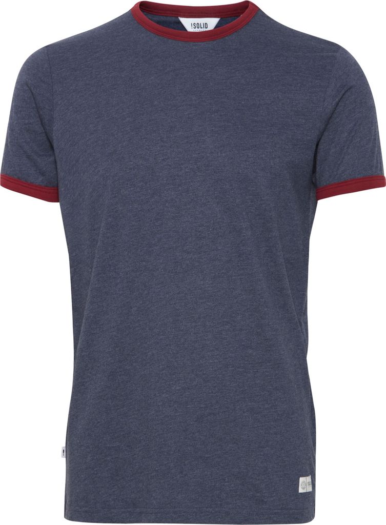 SOLID SDManoldo Herren T-Shirt Kurzarm Shirt mit Rundhals-Ausschnitt Baumwollmischung Regular fit