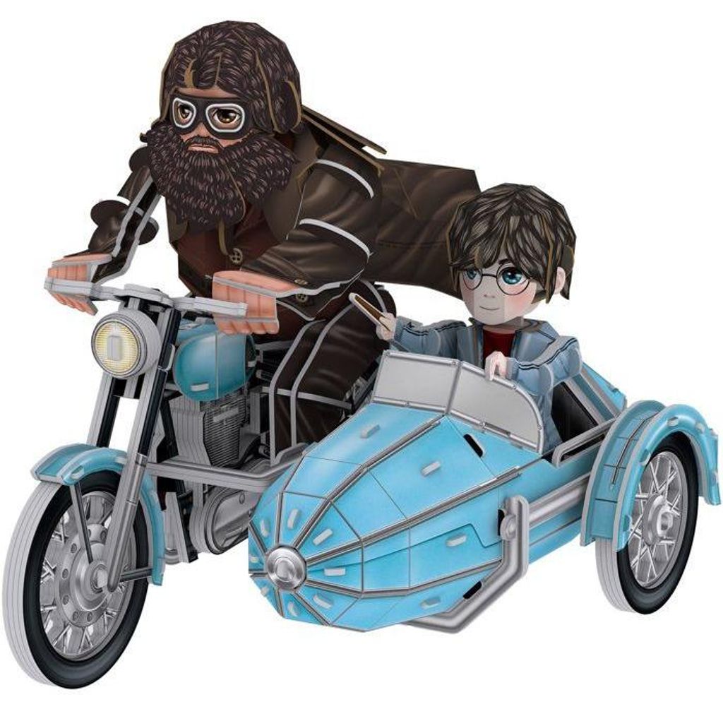3D Puzzle Hagrid's Motorrad Harry Potter, 192 Teile, EXPLORA, Ab 8 Jahren