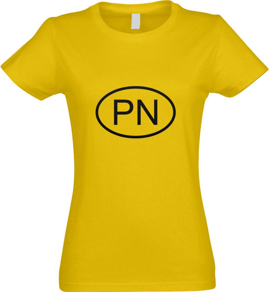 Kiwistar - T-Shirt tailliert - Damen - gelb - Palästina PN - mit Motiv Bedruckt - Funshirt Design - Sport - Freizeit - Damen - XL