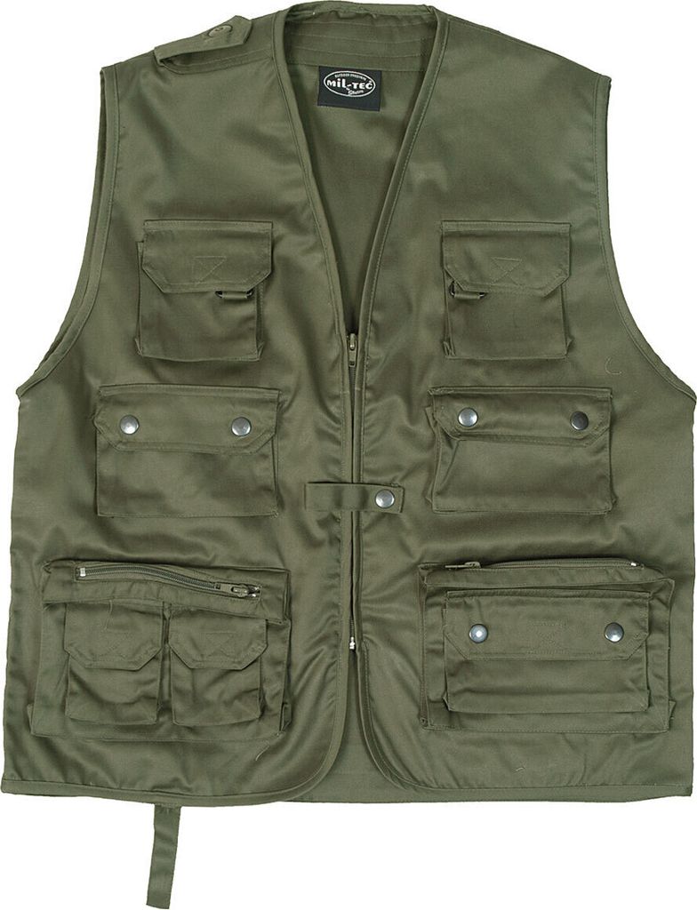 Jagd- und Anglerweste oliv, M