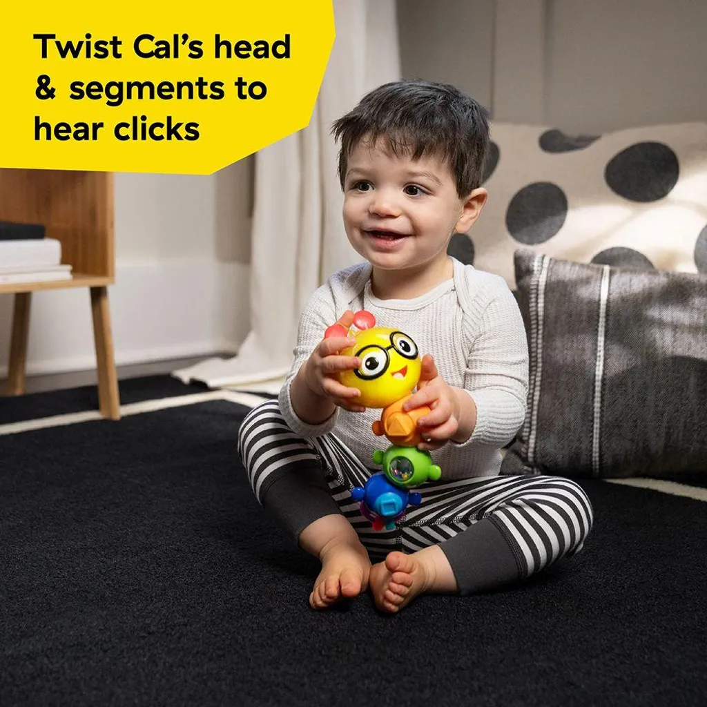 Jouet sensoriel Baby Einstein Twist-a-Pal Cal avec Musique et Lumière