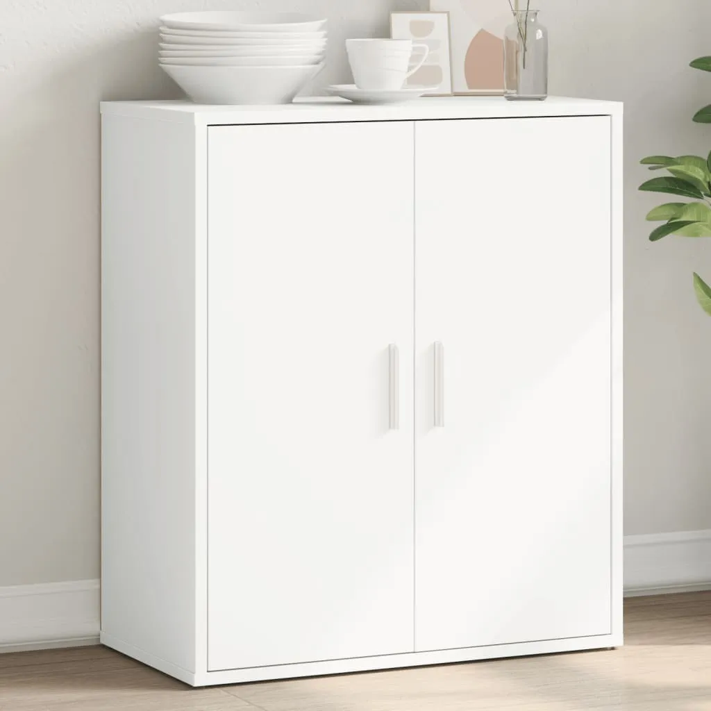 Credenza Bianca Ufficio e Casa 60x31x70 cm | Mobile Legno 3326483