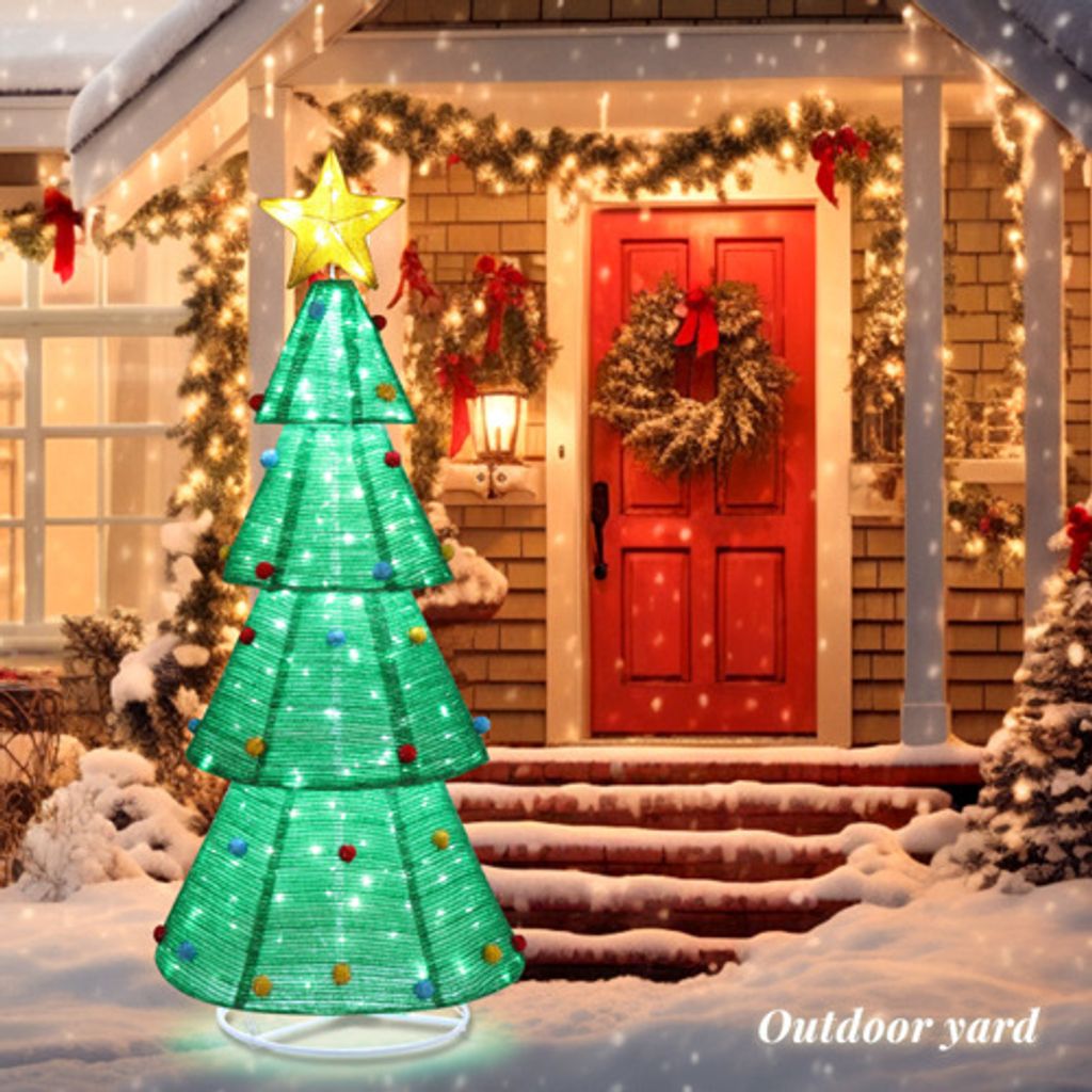 FCH Vorbeleuchteter Pop-up-Weihnachtsbaum mit 200 Produktbild 5