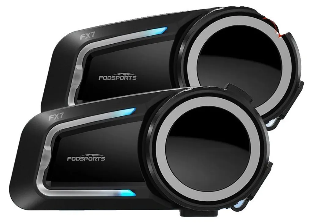 Intercom moto BT 5.4 portée 2000m pour 10 motards avec son HD 40mm