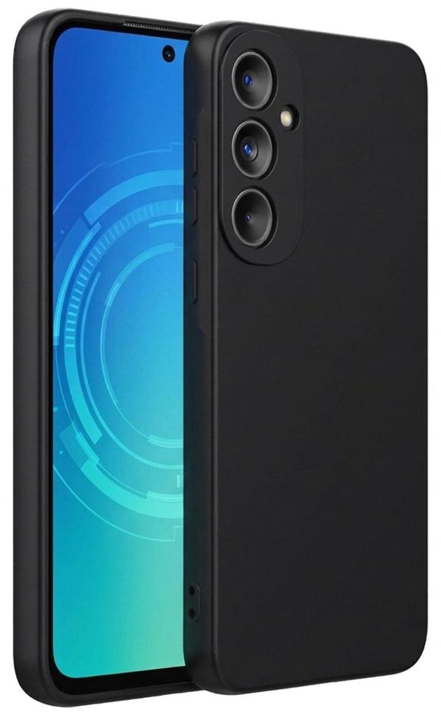 Silikon Hülle für Samsung Galaxy A57 5G Schutzhülle Matt Schwarz Backcover Handy Case