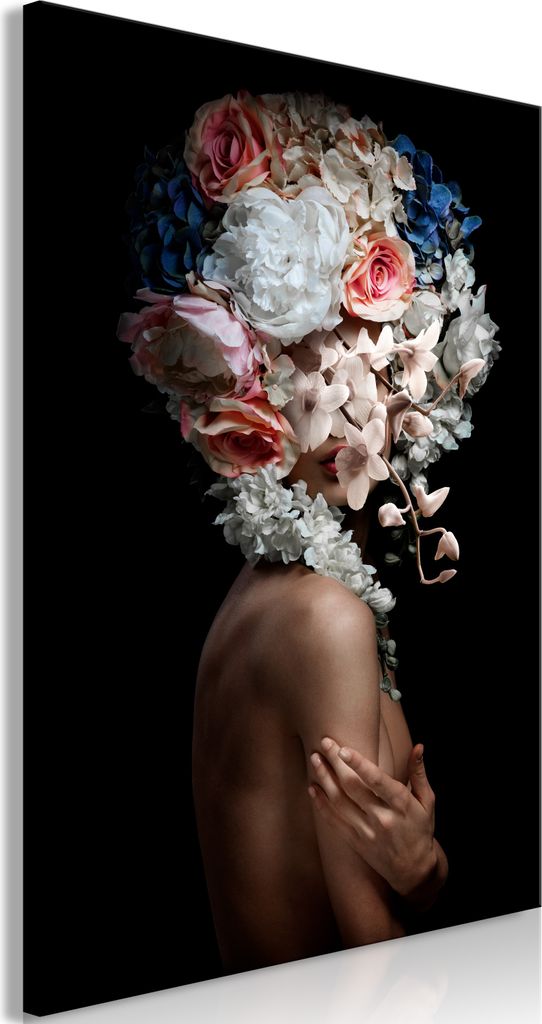 Vlies Leinwandbild - Mysterious Gesture (1 Part) Vertical 40x60 cm Menschen h-C-0165-b-a