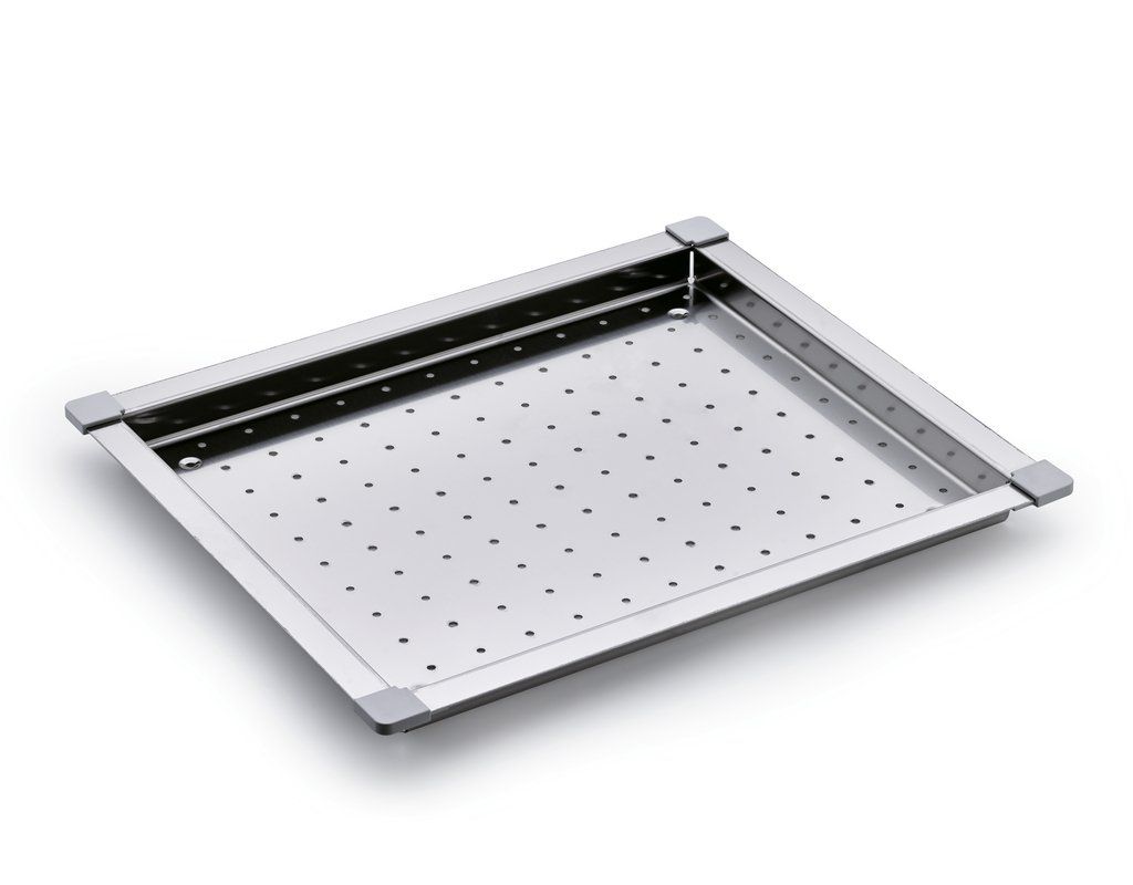 Naber, Abtropftablett gross, T433 x B366 mm. Edelstahl - Einbauspülen