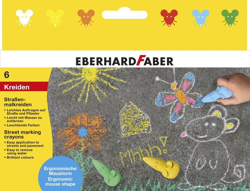 EBERHARD FABER 526561 EBERHARD FABER Craie de rue Souris, Image du produit 