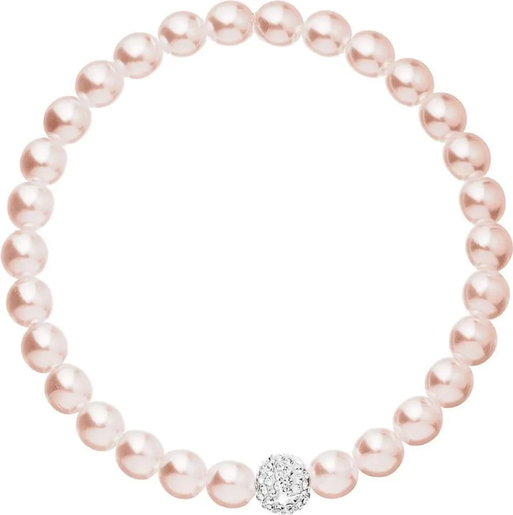 Bracelet de perles romantique et cristaux Preciosa 33115.3 chic