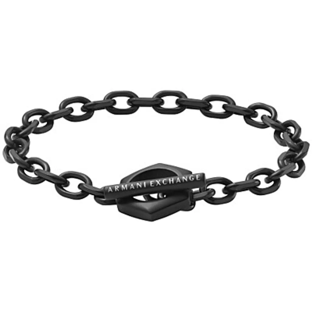Bracelet chaîne Armani Exchange Collection Logo accessoire mode homme