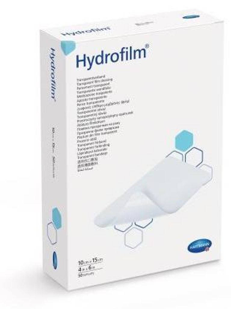 Hydrofilm transparenter Folienverband 10x15 cm 50 St