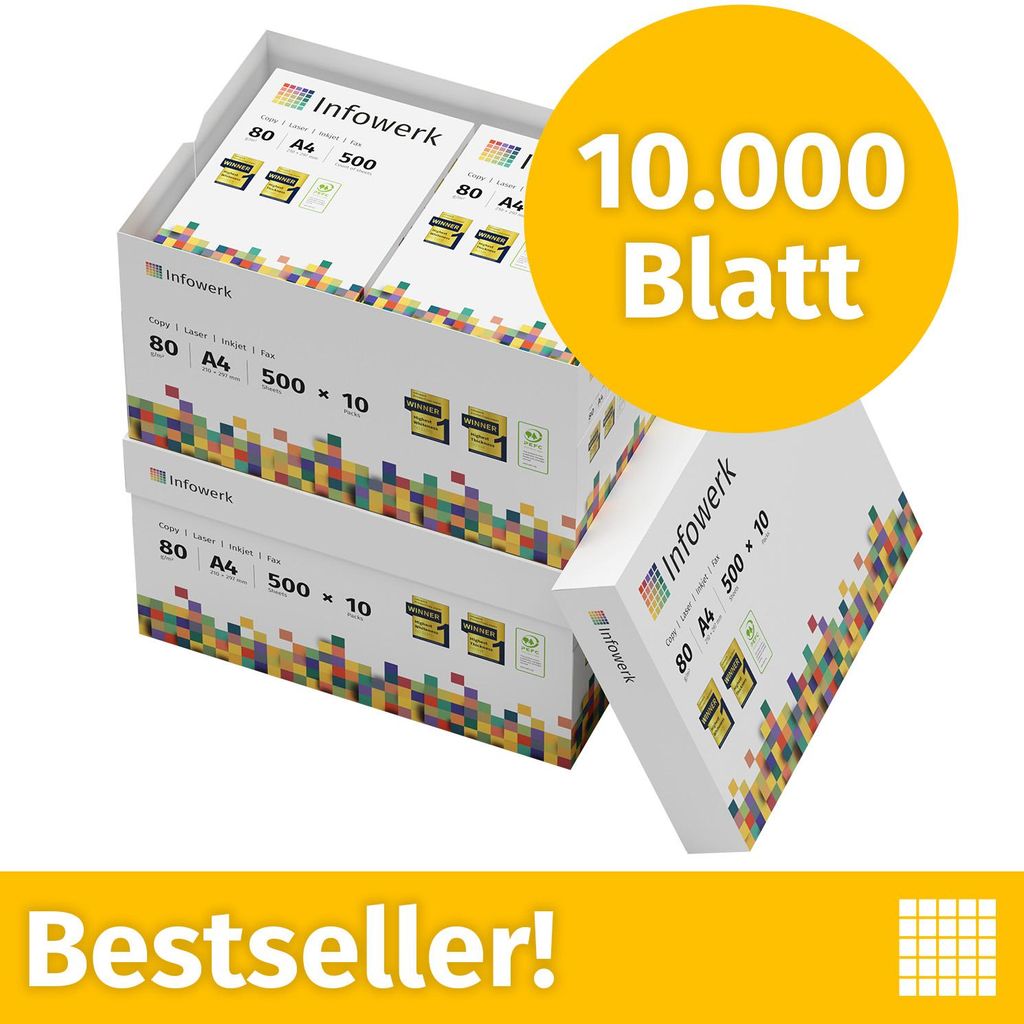 Infowerk Papier do tlačiarne kopírovací papier 10 000 Obrázok produktu 