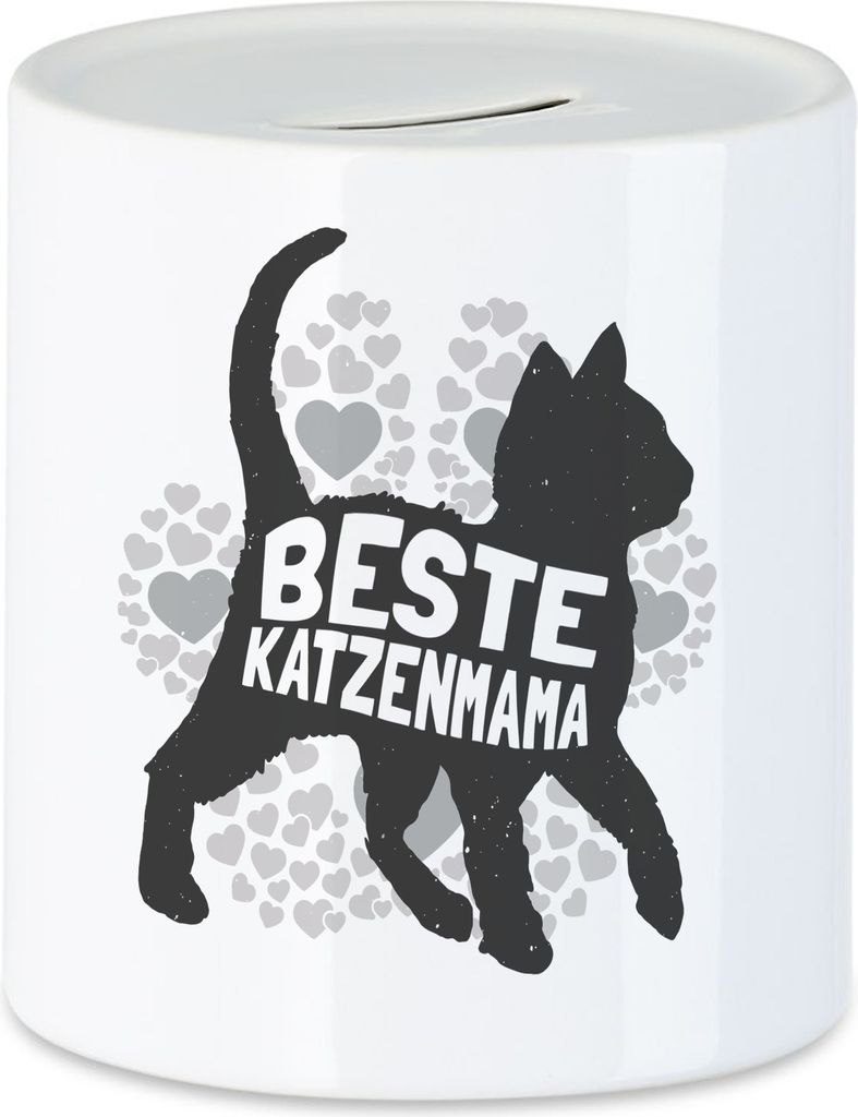 Beste Katzenmama Spardose Katzen-Mama Geschenk Katzenliebhaber Katzenbesitzer Katzen Kätzchen
