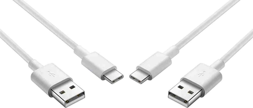 2x Schnell-Ladekabel USB-C 0.85m extra kurz weiß für Xiaomi 14 13C 13T 13 12T 12 11T 11 Pro Ultra Lite 5G USB A zu USB Typ C