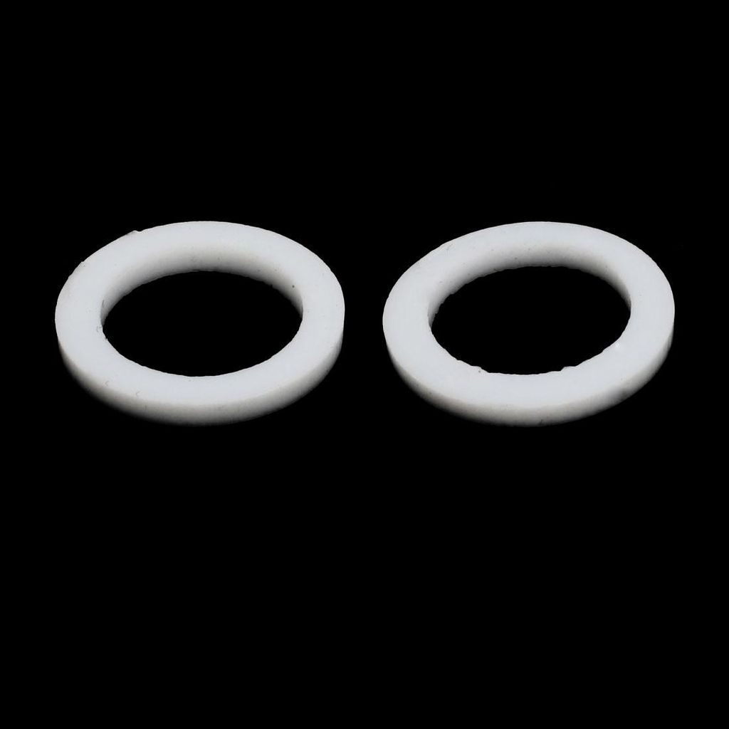 30St PTFE Flache Unterlegscheiben Dichtung 20mm AD 14mm ID 2mm Dicke Wei?