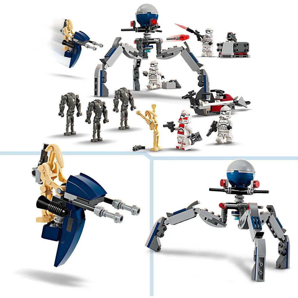 LEGO Star Wars 75372 Clone Trooper & Battle Droid Battle Pack Combat